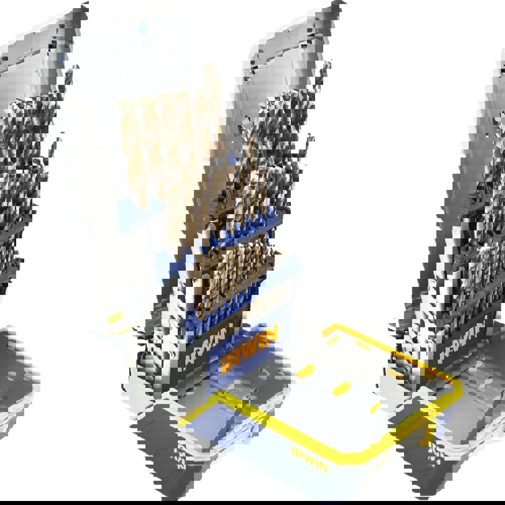 Drill Bit Set: Jobber Length Drill Bits, 29 Pc, 0.0625